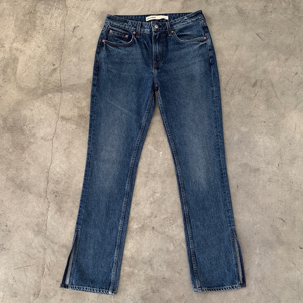 GRLFRND Classic Blue Denim Jeans